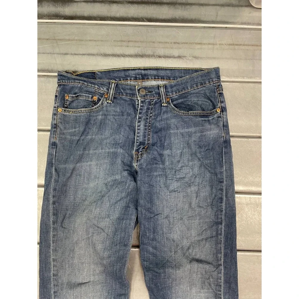 Levis 559 Straight Jeans Mens‎ 34x34 Blue Medium Wash Denim Everyday Wear